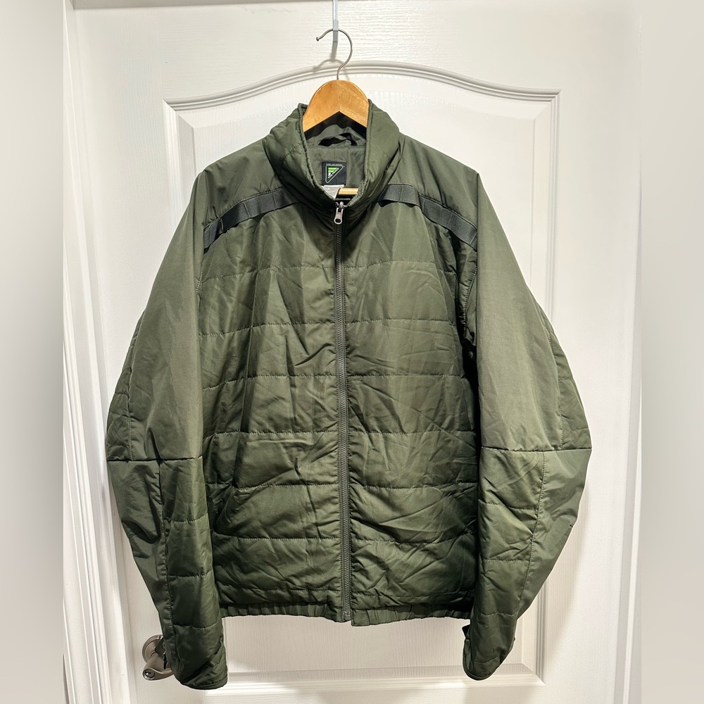 Made For Heroes The Force Full Men’s Full Zip Puffer Jacket Green, Size: XXL